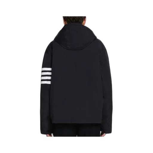 Thom Browne 4-Bar Striped Padded Zipped Jacket