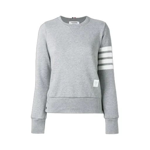 Thom Browne 4-Bar Crewneck Sweatshirt