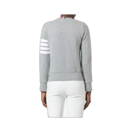 Thom Browne 4-Bar Crewneck Sweatshirt