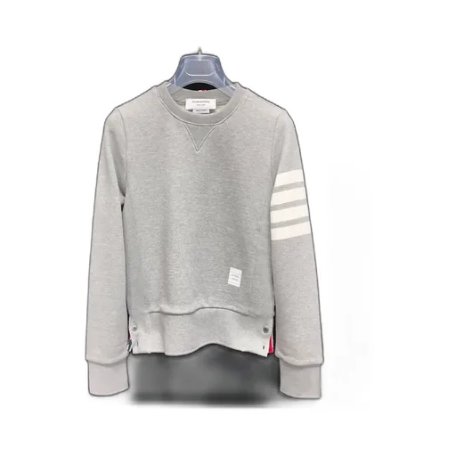 Thom Browne 4-Bar Crewneck Sweatshirt