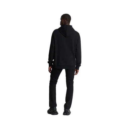 Balmain Logo Patch Drawstring Hoodie