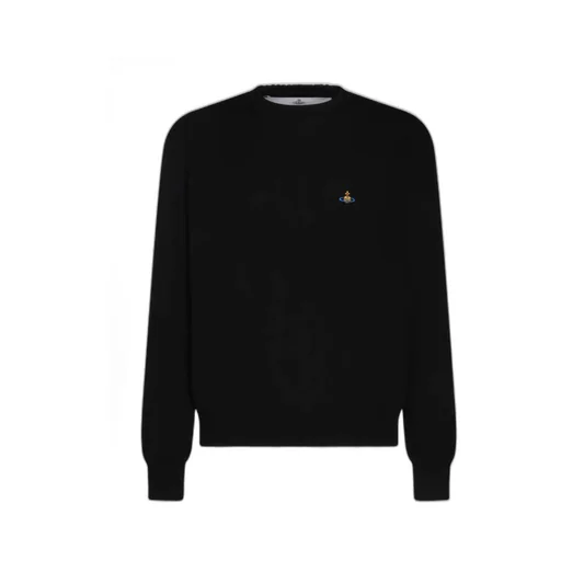 Vivienne Westwood Alex Orb Embroidered Crewneck Jumper