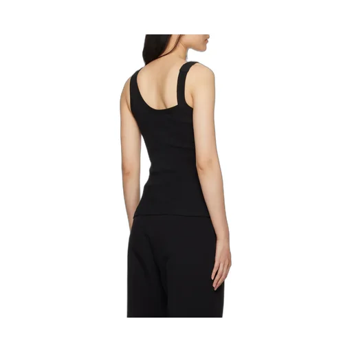 Versace Jeans Couture Buckle-Embellished Ribbed Tank Top