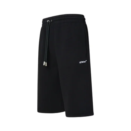 Off-White Logo Embroidered Drawstring Shorts
