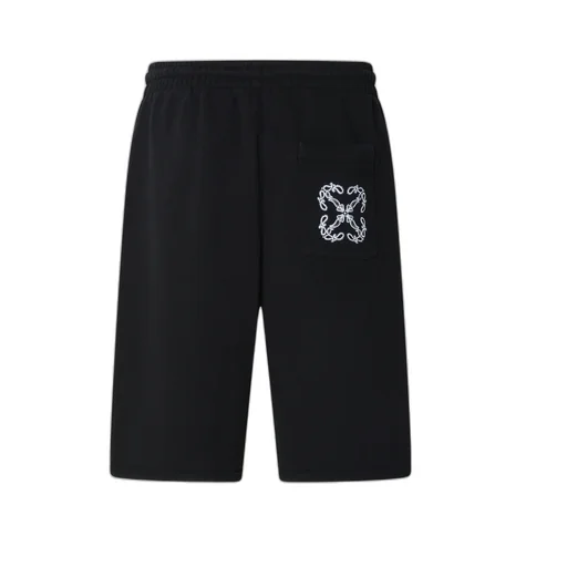 Off-White Logo Embroidered Drawstring Shorts