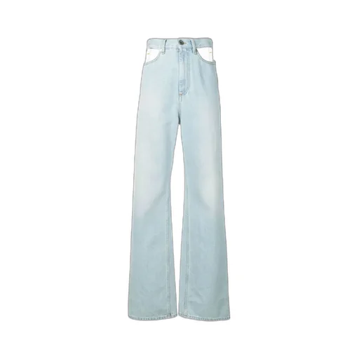 Maison Margiela High-Waist Cut-Out Detailed Jeans