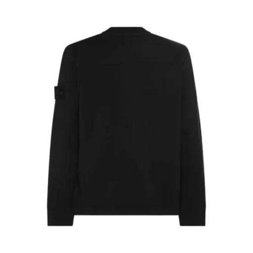 Compass-Patch Crew-Neck Jumper