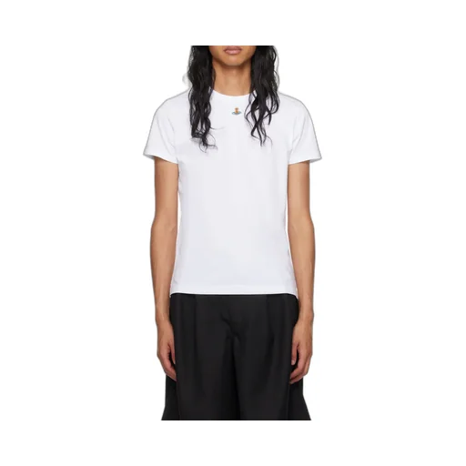 Vivienne Westwood Orb Logo-Embroidered Crewneck T-Shirt