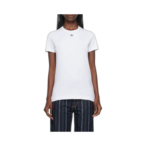 Vivienne Westwood Orb Logo-Embroidered Crewneck T-Shirt