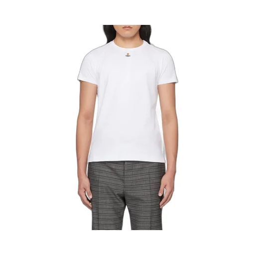 Vivienne Westwood Orb Logo-Embroidered Crewneck T-Shirt
