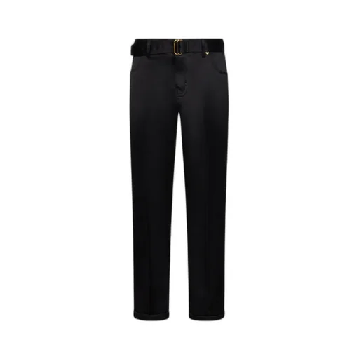 Tom Ford Belted Straight-Leg Trousers