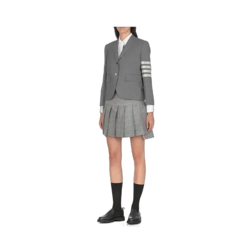 Thom Browne 4-Bar Long-Sleeved Blazer