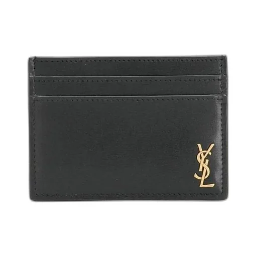 Saint Laurent Tiny Cassandre Credit Card Case