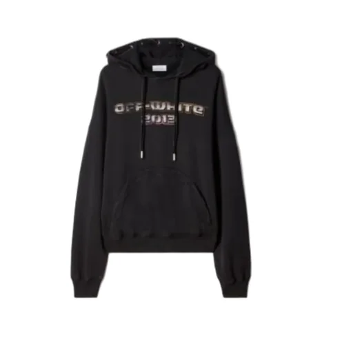 Off-White Digit Bacchus Drawstring Long-Sleeved Hoodie