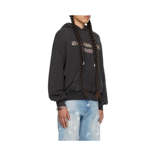 Off-White Digit Bacchus Drawstring Long-Sleeved Hoodie