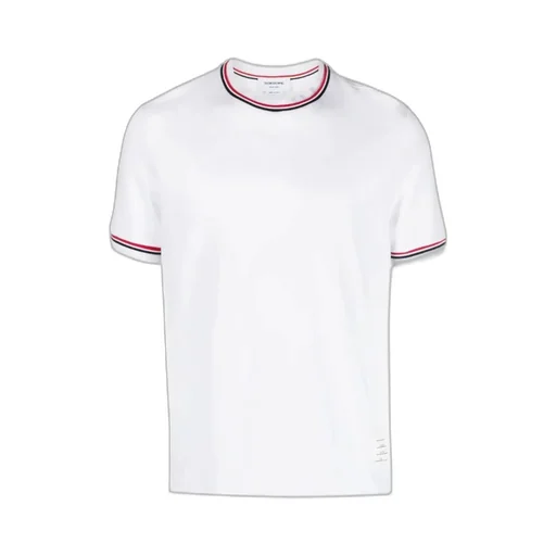 Thom Browne Logo Patch Crewneck T-Shirt