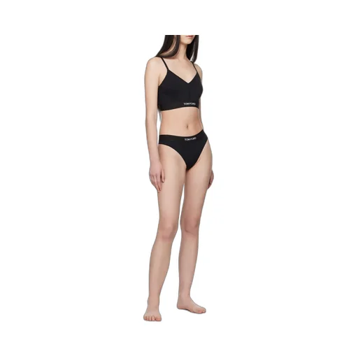 Tom Ford Logo-Waistband Stretch Thongs
