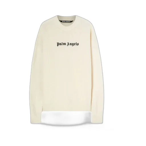 Palm Angels Classic Logo Crewneck Jumper