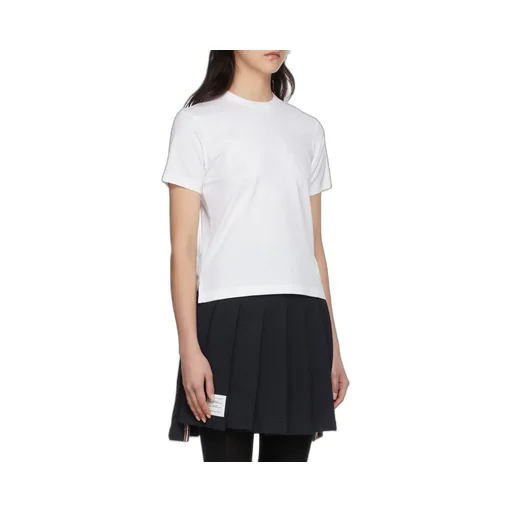 Thom Browne Logo Patch Crewneck T-Shirt
