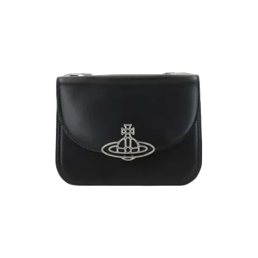 Vivienne Westwood Linda Logo Plaque Shoulder Bag
