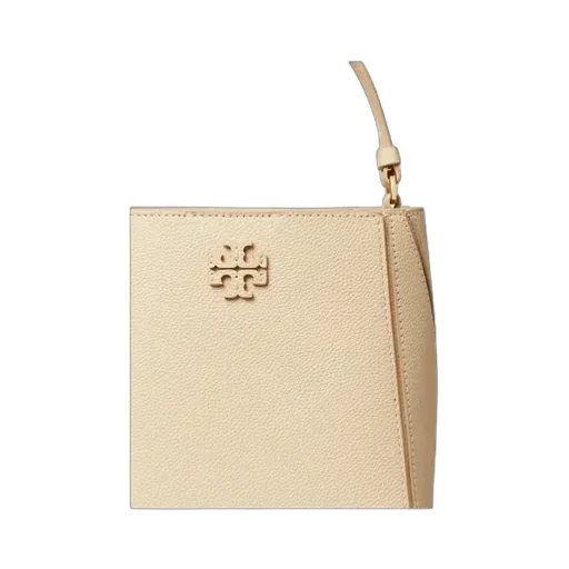 Tory Burch Small Mcgraw Logo Plaque Bucket Bag