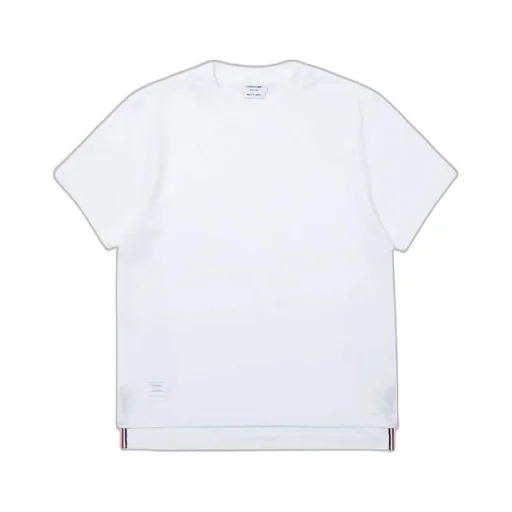 Thom Browne Logo Patch Crewneck T-Shirt