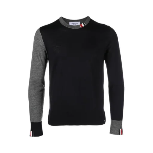 Thom Browne Rwb Panelled Sweater