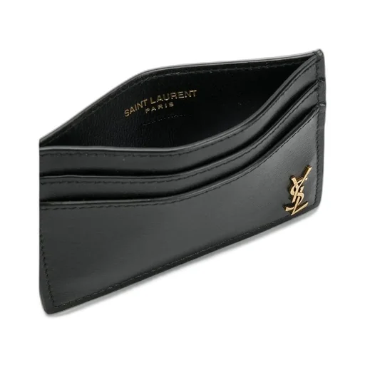 Saint Laurent Tiny Cassandre Credit Card Case