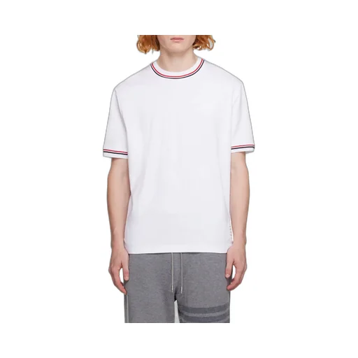 Thom Browne Logo Patch Crewneck T-Shirt