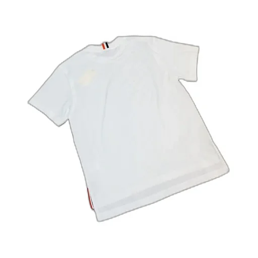 Thom Browne Logo Patch Crewneck T-Shirt