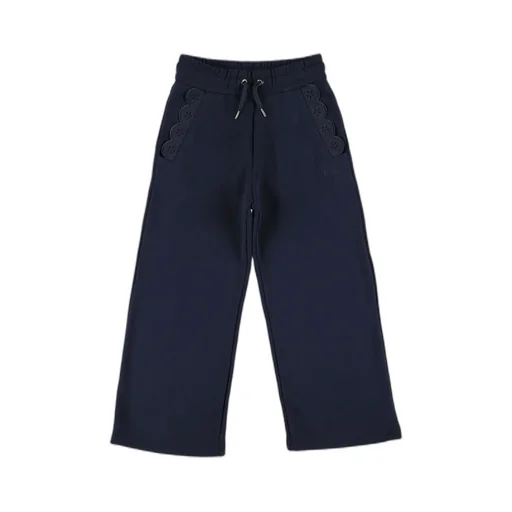 Chloé Kids Wide-Leg Drawstring Palazzo Pants