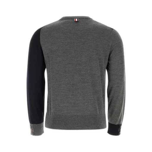 Thom Browne Rwb Panelled Sweater