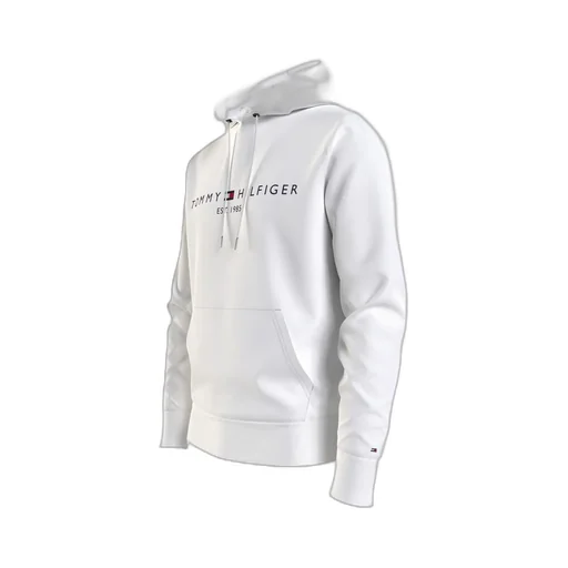 Embroidered Logo Drawstring Hoodie