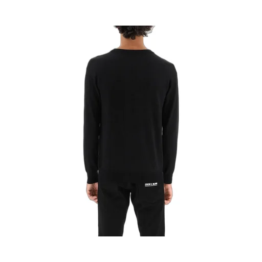 Moschino Teddy Bear Patch Crewneck Knitted Jumper