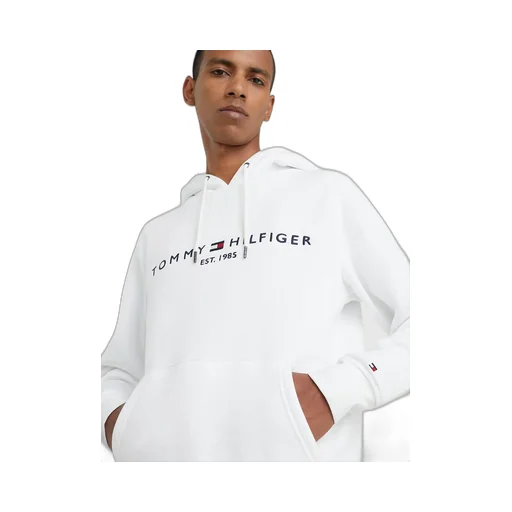 Embroidered Logo Drawstring Hoodie