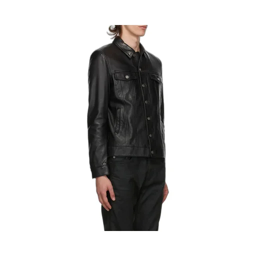 Saint Laurent Buttoned Long-Sleeved Jacket