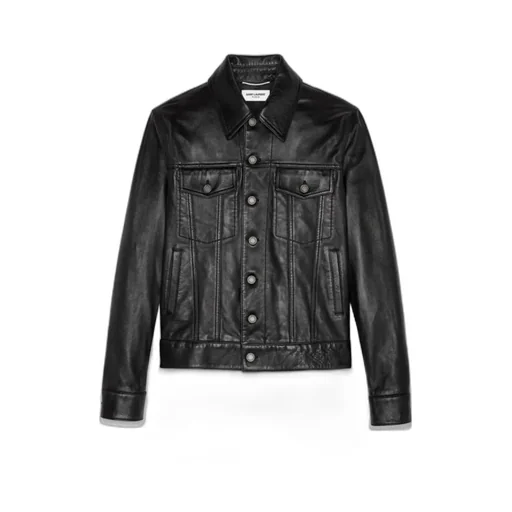 Saint Laurent Buttoned Long-Sleeved Jacket