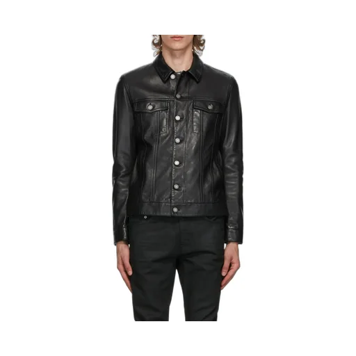 Saint Laurent Buttoned Long-Sleeved Jacket