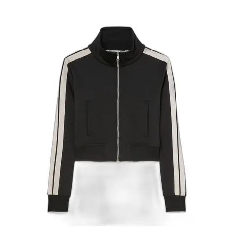 Palm Angels Side-Stripe High Neck Track Jacket