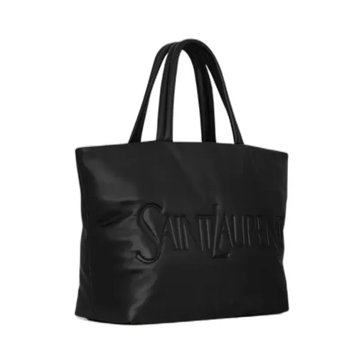 Saint Laurent Logo Debossed Large Tote Bag