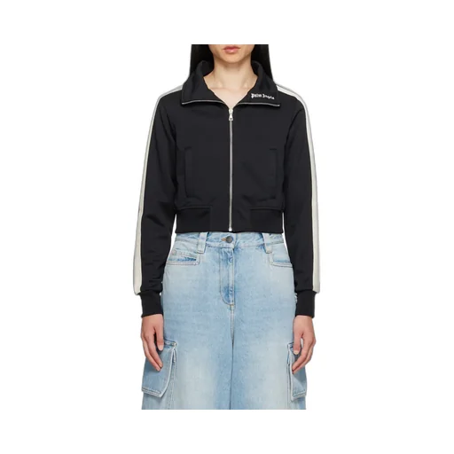 Palm Angels Side-Stripe High Neck Track Jacket