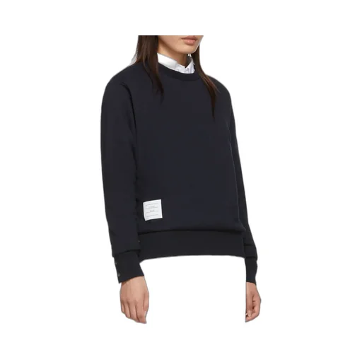 Thom Browne Rwb-Striped Crewneck Sweatshirt