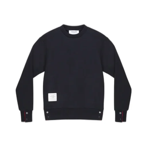 Thom Browne Rwb-Striped Crewneck Sweatshirt