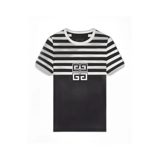 Givenchy 4G Motif Striped T-Shirt