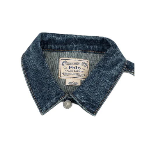 Button-Up Cotton Denim Jacket