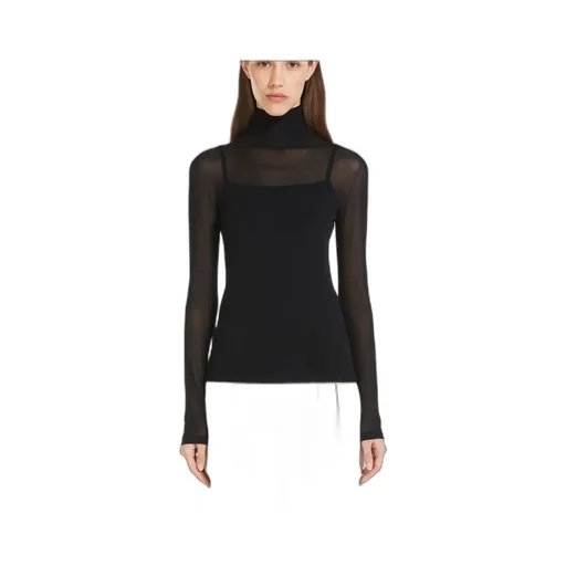 Max Mara High Neck Long-Sleeved Top