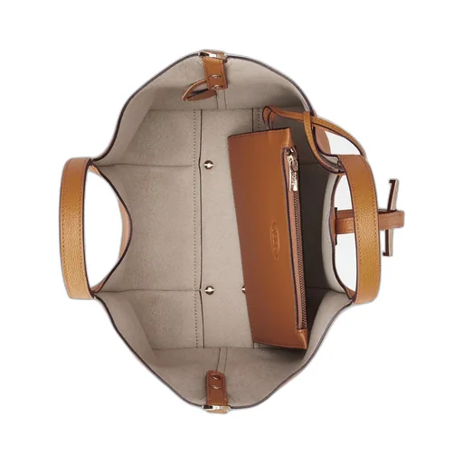 Tod's Timeless Logo Plaque Mini Tote Bag