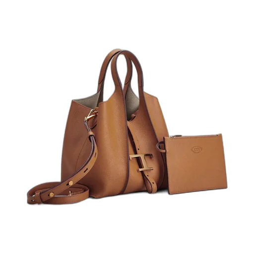 Tod's Timeless Logo Plaque Mini Tote Bag