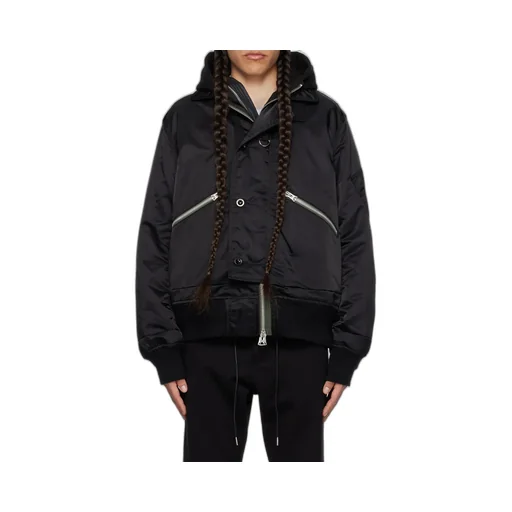 Sacai Collared Button-Up Jacket