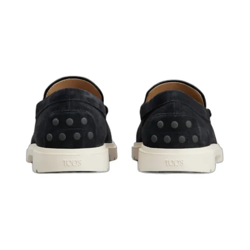 Tod's Round Toe Slip-On Loafers